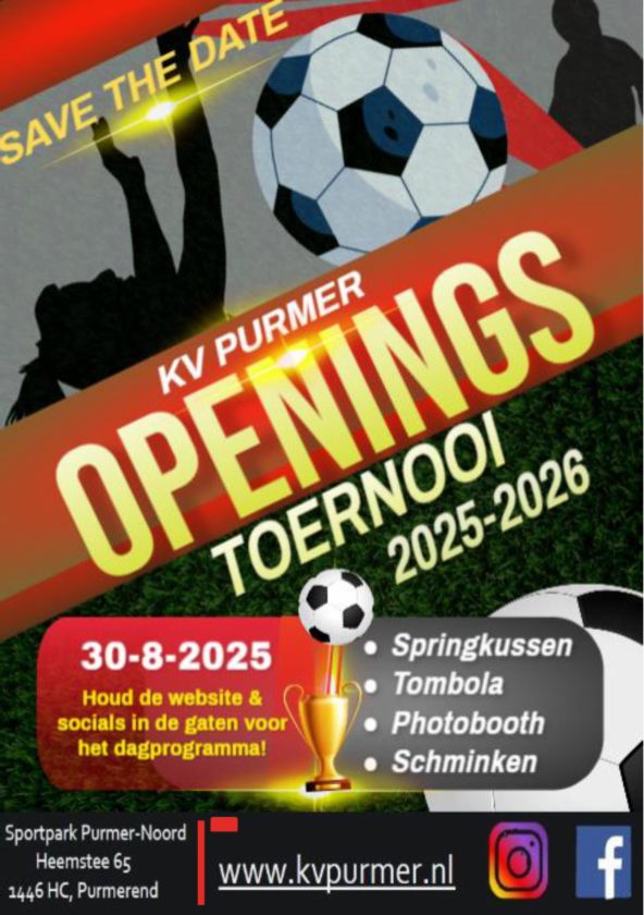 Openingstoernooi 30 Augustus