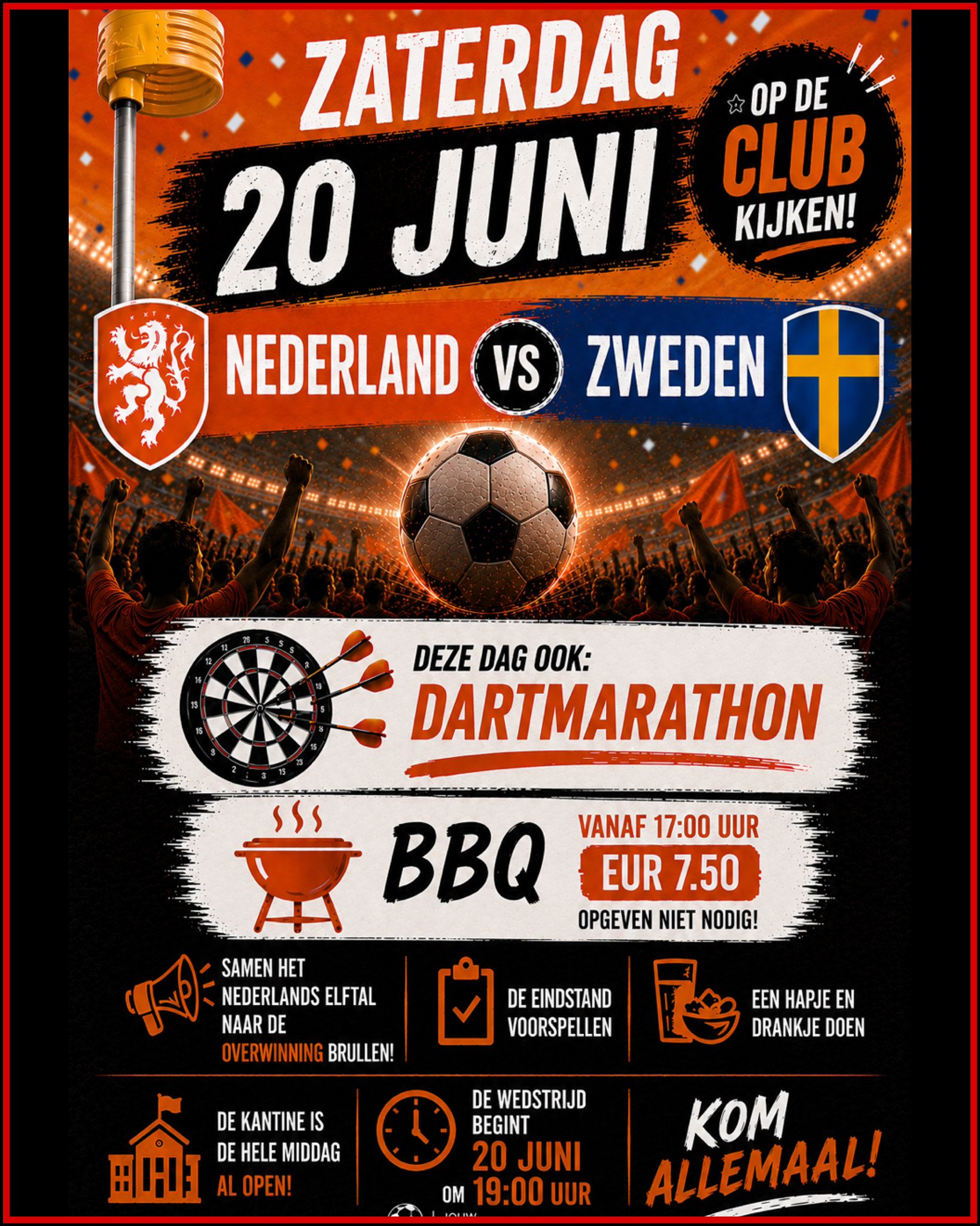 Nederland - Zweden